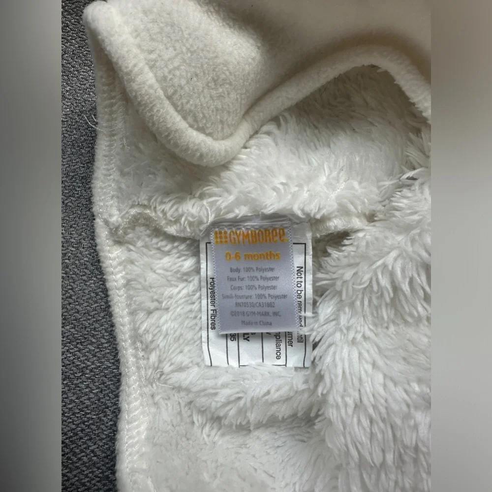 Gymboree Fleece Baby Winter Hat With 2 Pom Poms
